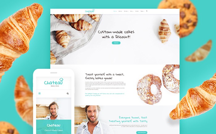 Chateau – Bakery and Receipts WordPress Theme