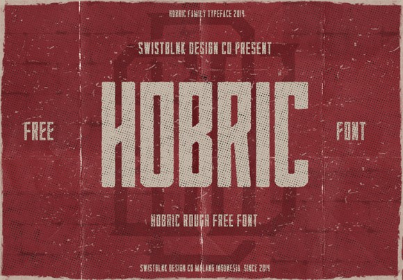 Hobric Rough free font