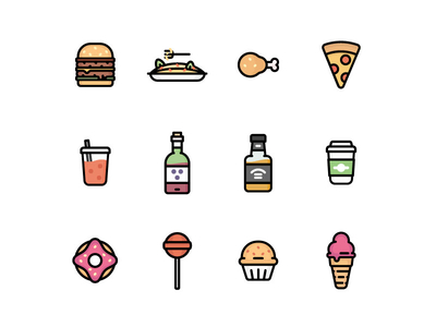 1,100+ Free Pixel Perfect Food Icons | Inspirationfeed