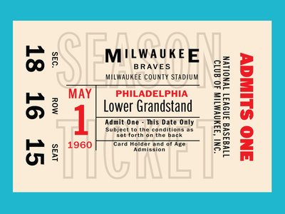  Ticket Design