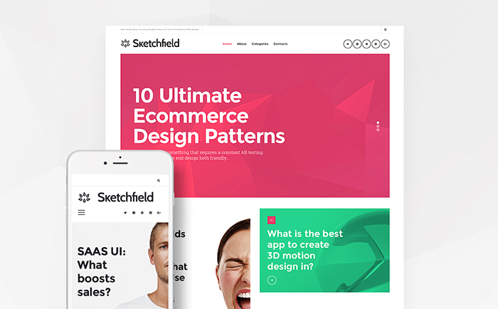 sketchfield wordpress theme