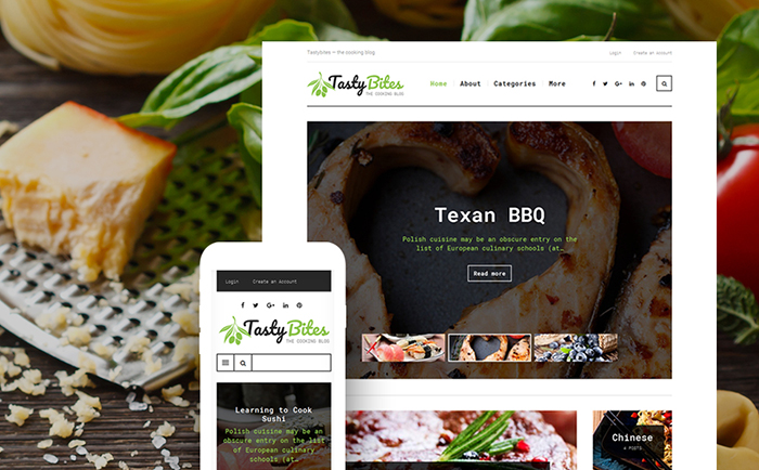 Tasty bites wordpress theme