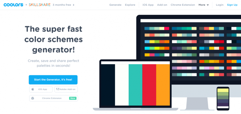 Website Colour Palette Generator