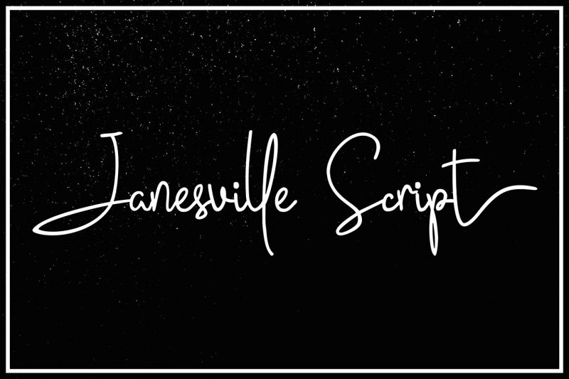  Janesville Script (50% Off) - Script Like Save Janesville Script (50% Off) - Script - 1 Janesville Script (50% Off) - Script - 2 Janesville Script (50% Off) - Script - 3 Janesville Script (50% Off) - Script - 4 Janesville Script (50% Off) - Script - 5 Janesville Script (50% Off) - Script - 6 Introducing the new handwritten stylish fonts Janesville Script, perfect for creating authentic hand-lettered text with a dancing baseline, classic and elegant touch.