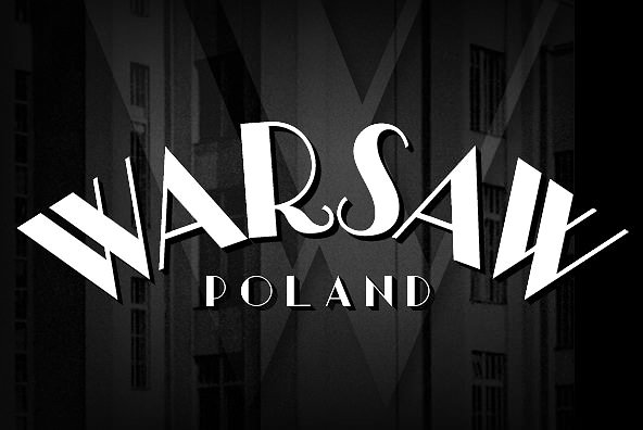 Warszawa Deco is a typeface based on Polish Art Deco and modernism of the Interwar period and is part of a series inspired by the aesthetics of Poland, circa 1908 to 1939.