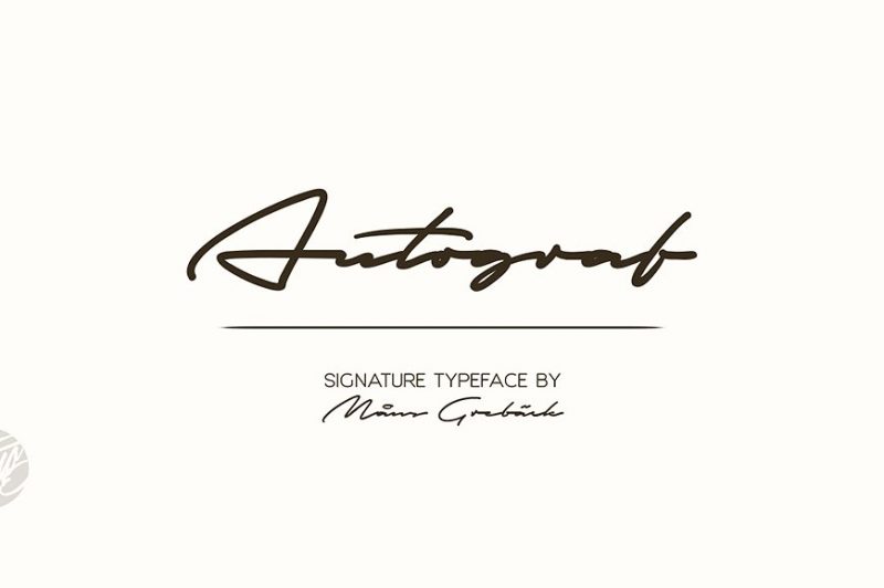  Autograf - Script Like Save Autograf - Script - 1 Autograf - Script - 2 Autograf - Script - 3 High quality signature typeface with big and round capital letters.