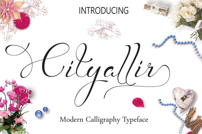 Cityallir Script: Is a hand calligraphy, smooth, modern and clasik, calligraphy wavy, which was created to meet the needs of your next design project. Cityallir Script , Can used for various purposes. such as the title, signature, logo, correspondence, wedding invitations, letterhead, signage, labels, newsletters, posters, badges, etc.