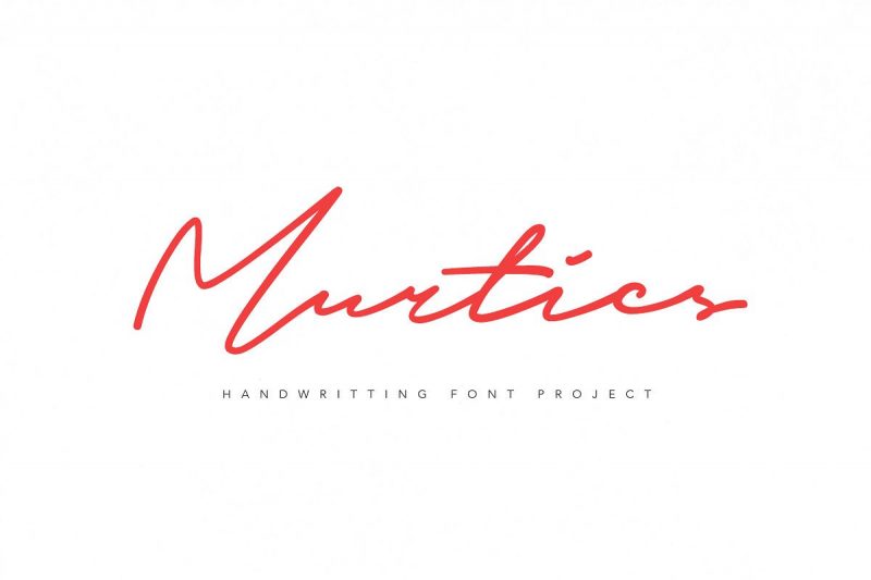  Murtics - Script Like Save Murtics - Script - 1 Murtics - Script - 2 Murtics - Script - 3 Murtics - Script - 4 Murtics is signature font, every single letters have been carefully crafted to make your text looks beautiful. 