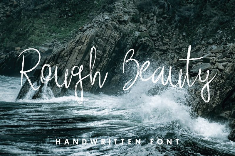  Rough Beauty Script - Script Like Save Rough Beauty Script - Script - 1 Rough Beauty Script - Script - 2 Rough Beauty Script - Script - 3 Rough Beauty Script - Script - 4 Rough Beauty Script - Script - 5 Rough Beauty Script with alternate lowercase letters gives a personalized feeling to your work.