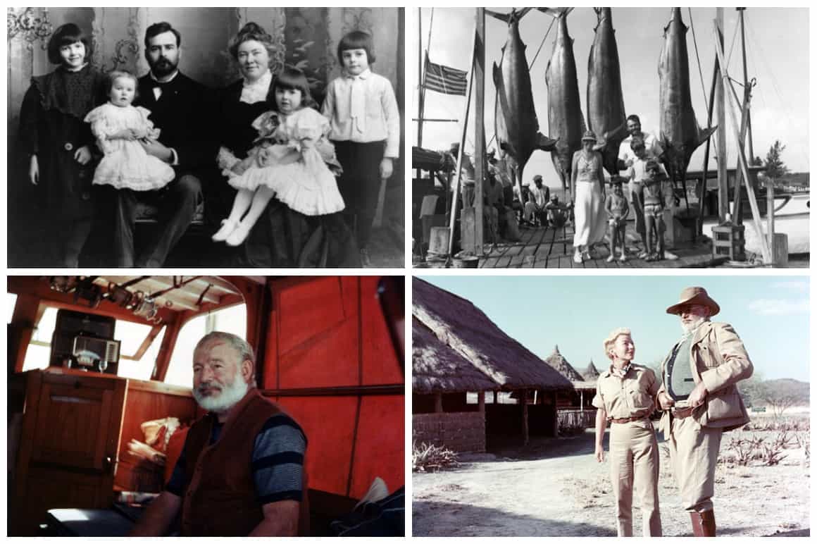 Ernest Hemingway Dědictví Collage