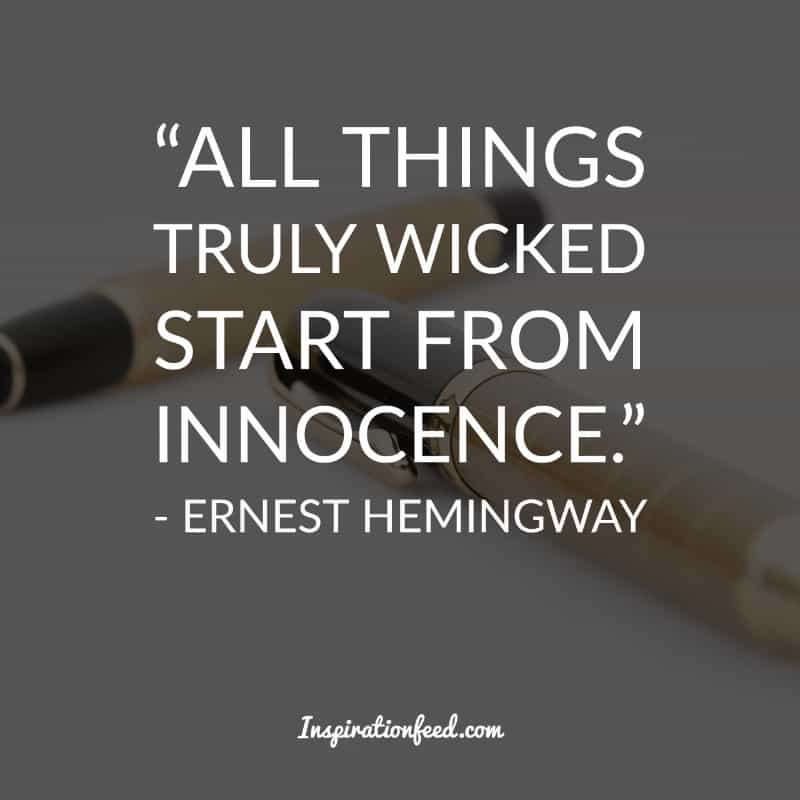 Ernest Hemingway quotes