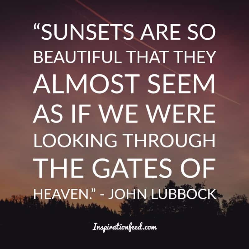 Delightful Sunset Quotes