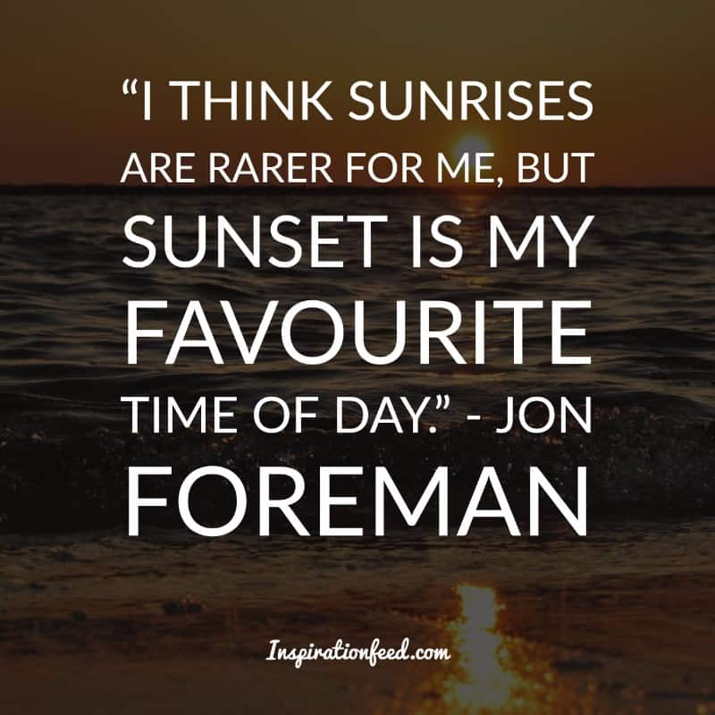 Delightful Sunset Quotes