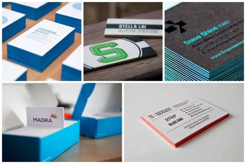 Thick and Letterpressed Business Card Design ideas