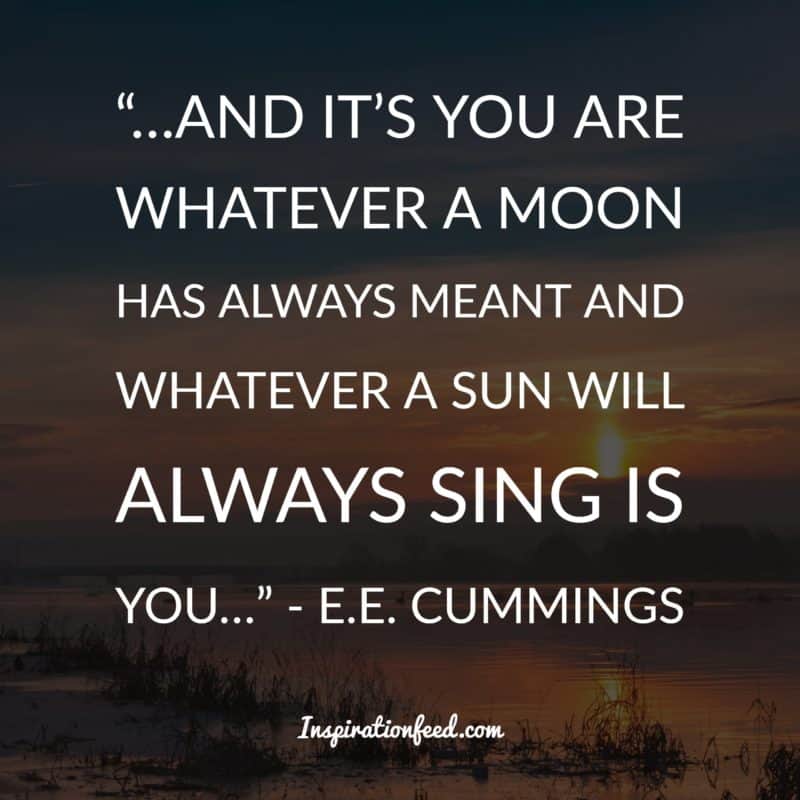 E.E. Cummings quotes