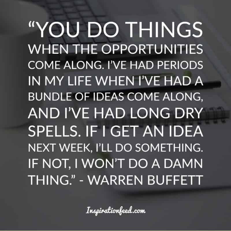 Warren Buffett quotes