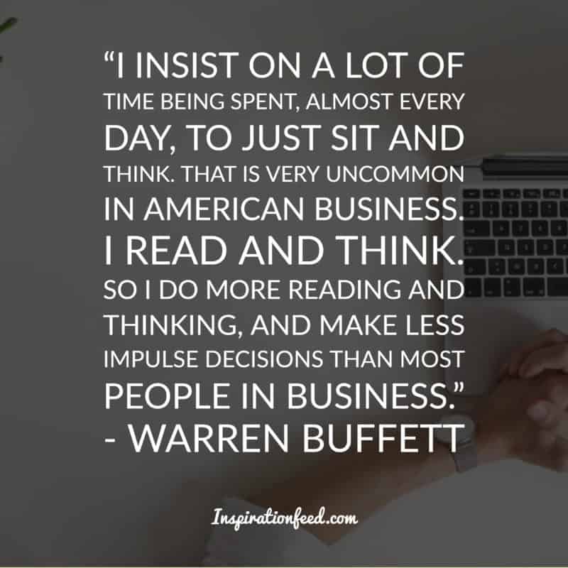 Warren Buffett quotes