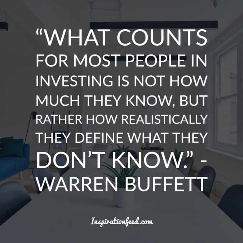 Warren Buffett quotes