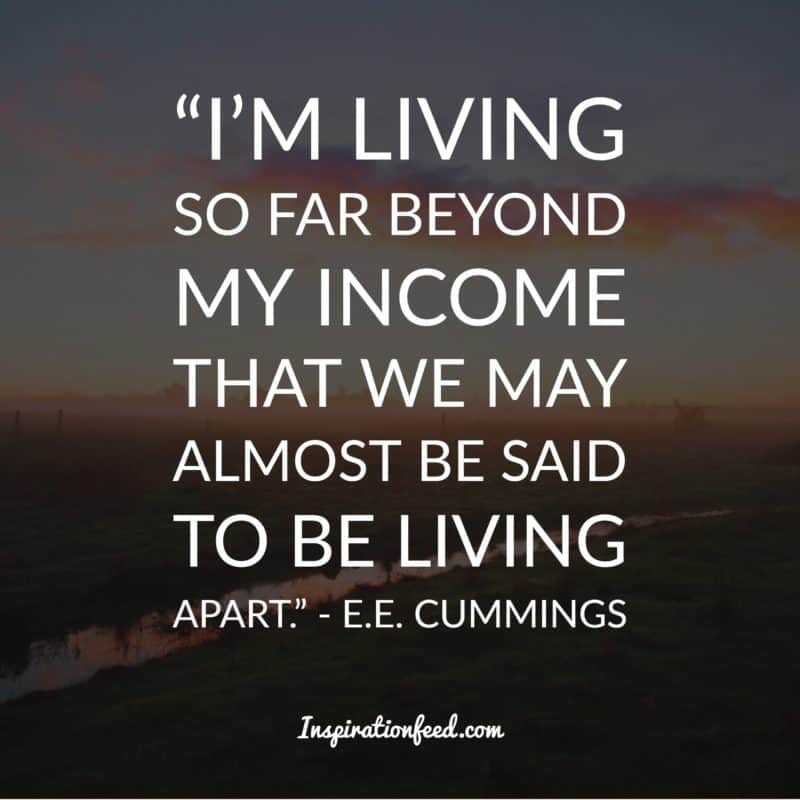 E.E. Cummings quotes