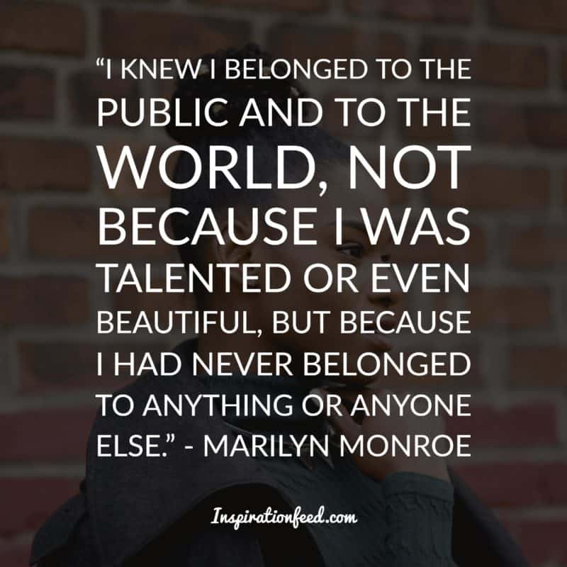 Marilyn Monroe quotes