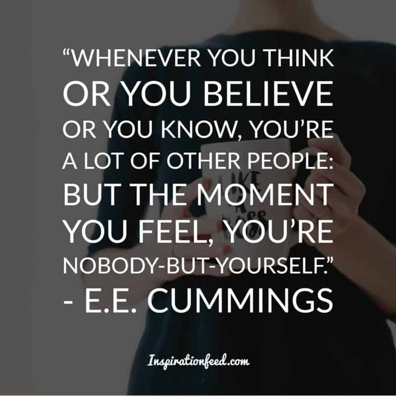 E.E. Cummings quotes