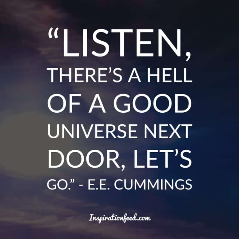 E.E. Cummings quotes