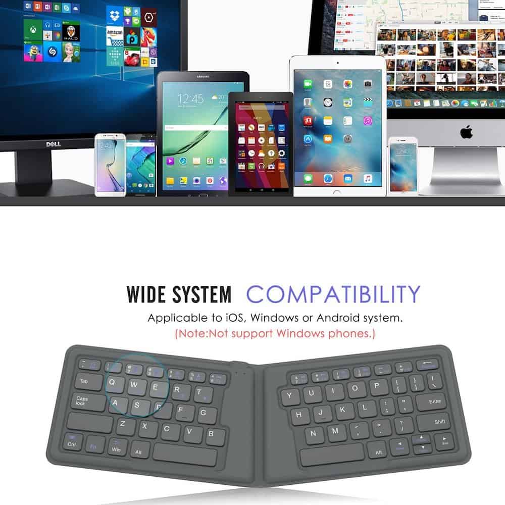 Foldable Bluetooth Keyboard