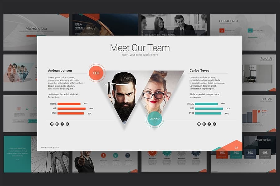 Marketing Idea Powerpoint Template