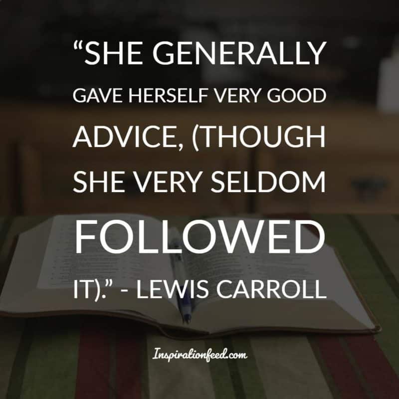 Lewis Caroll Quotes