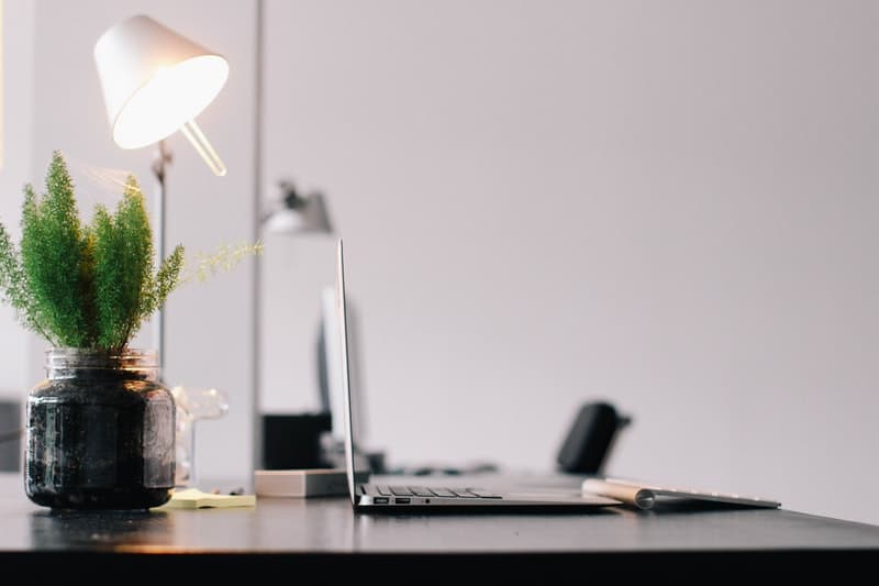 Beautiful home workspace for studying