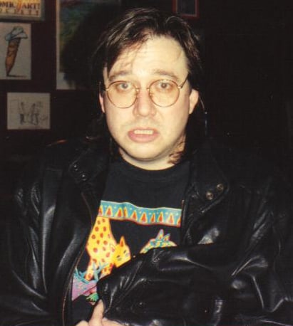 Comedian Bill Hicks at the Laff Stop in Austin, Texas