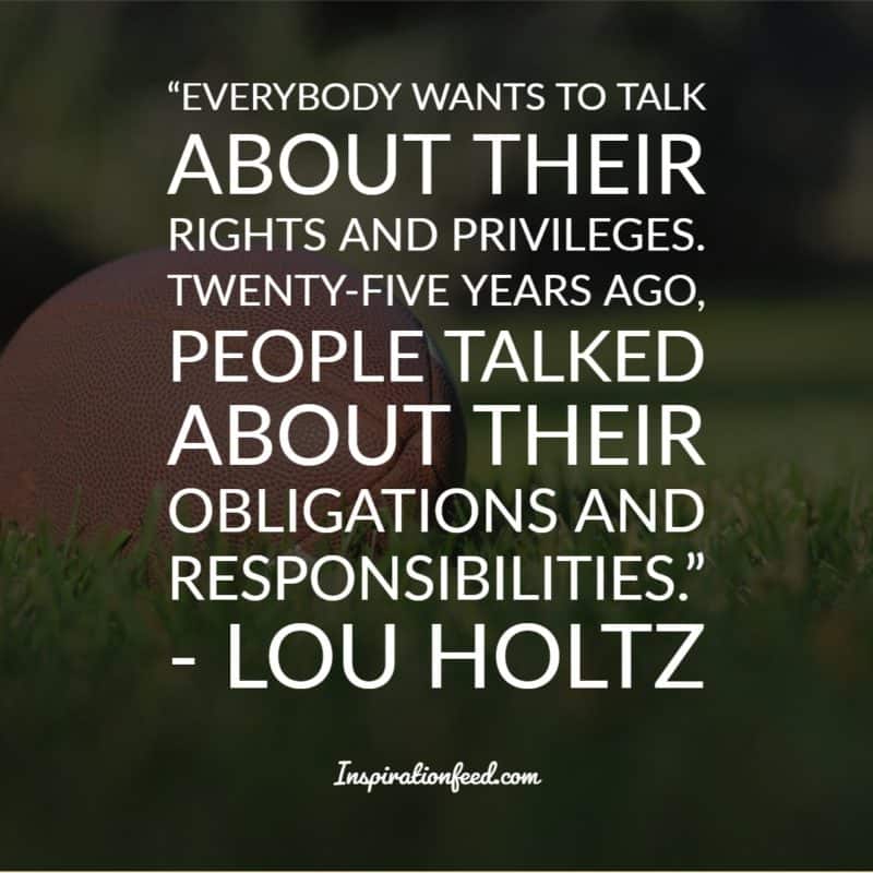 Lou Holtz Quotes and Sayings 