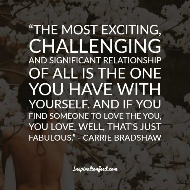 25 Best Carrie Bradshaw Quotes On Love And Relationships Inspirationfeed 