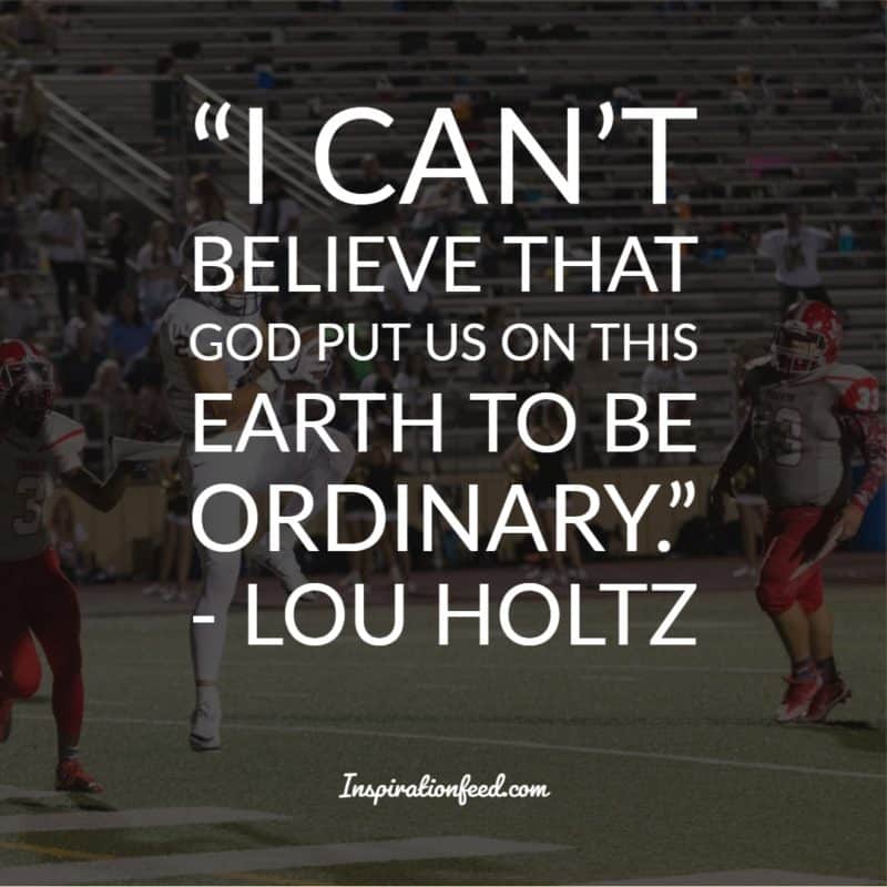 Lou Holtz Quotes and Sayings 