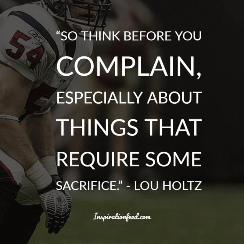 Lou Holtz Quotes and Sayings 