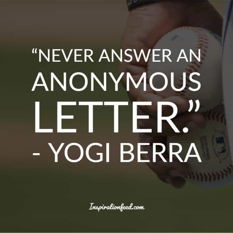 Yogi Berra Quotes