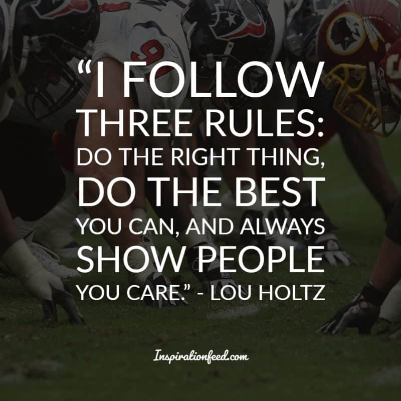 Lou Holtz Quotes and Sayings 