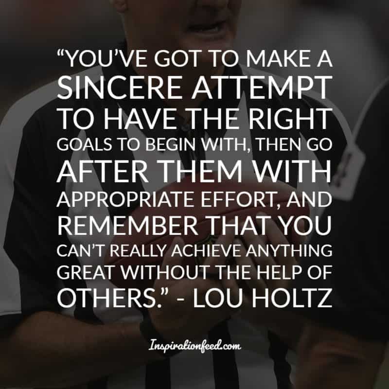 Lou Holtz Quotes and Sayings 