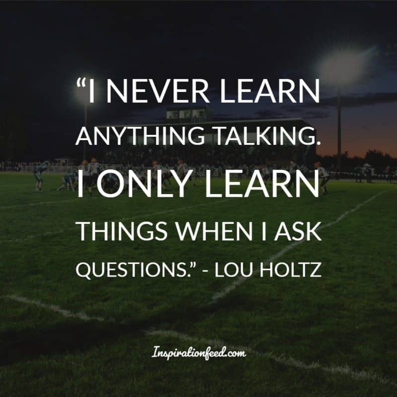 Lou Holtz Quotes and Sayings 
