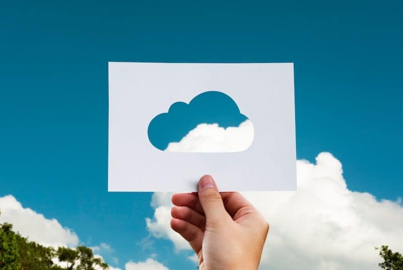 Paper Cutout of a Cloud