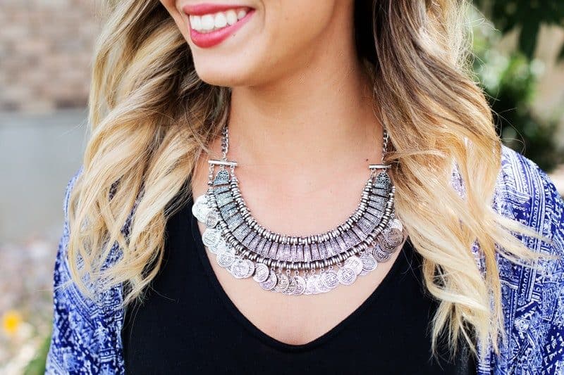 Silver Layered Necklace