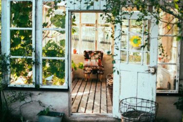 Beautiful Tiny Home During Morning Sunshine