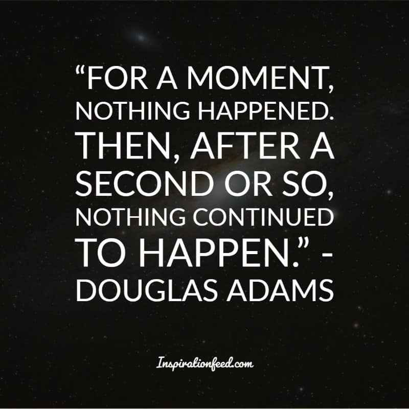 35 of the Best Douglas Adams Quotes about the Universe | Inspirationfeed