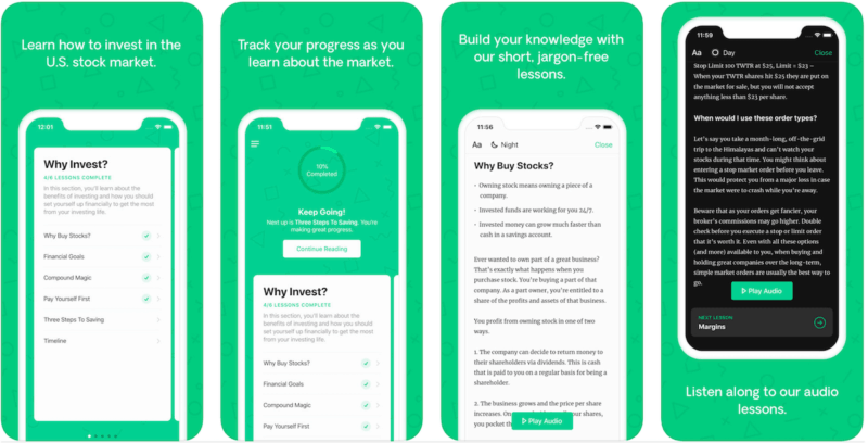 Learn Stock Trading App