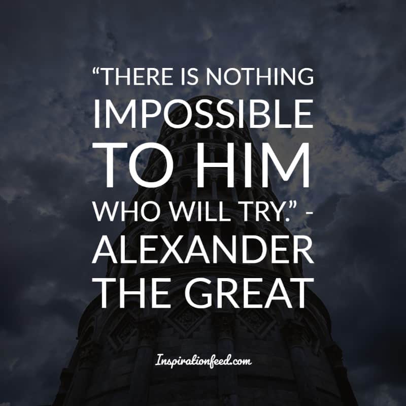 Alexander the Great Quotes