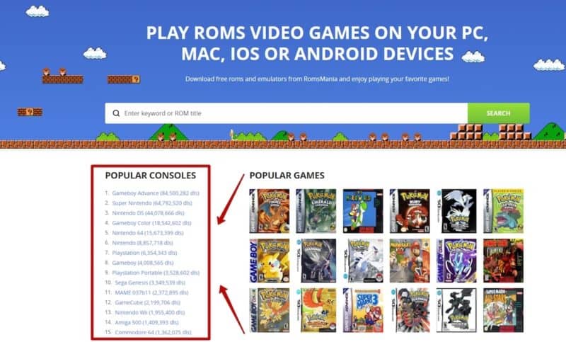 Play roms video games on your pc