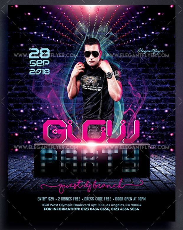 45 Free Party Club Flyer Psd Templates To Attract More Guests Inspirationfeed
