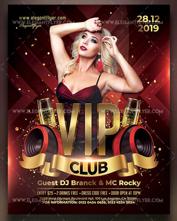 45 Free Party Club Flyer Psd Templates To Attract More Guests Inspirationfeed