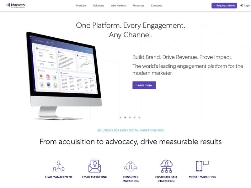 Marketo's powerful marketing automation software helps marketers master the art & science of digital marketing to engage customers and prospects.