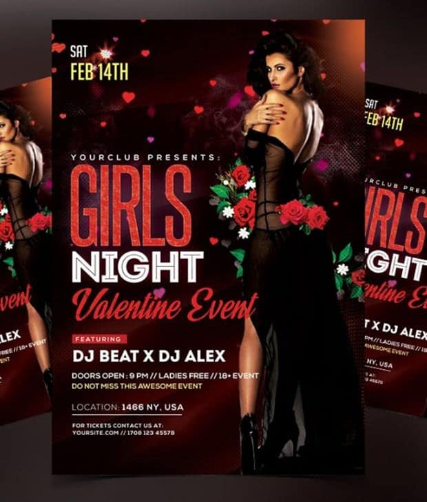 45 Free Party Club Flyer Psd Templates To Attract More Guests Inspirationfeed